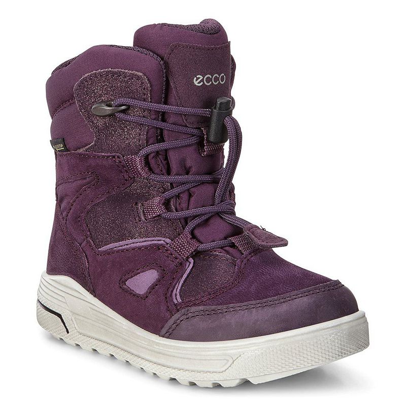 Botas Ecco Urban Snowboarder Para Niños,Moradas,957264-FYB